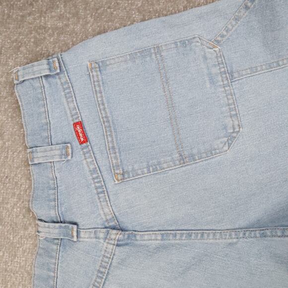 Mens Wrangler 34x9 Light Wash Denim Jean Shorts - Picture 9 of 9